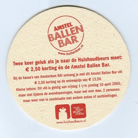 Amstel posavasos Página B