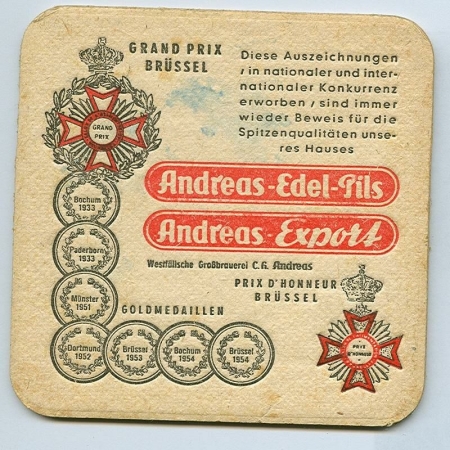 Andreas posavasos Página B