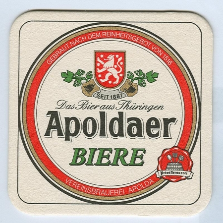 Apoldaer posavasos Página A