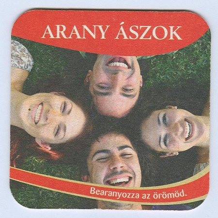 Arany Ászok posavasos Página A