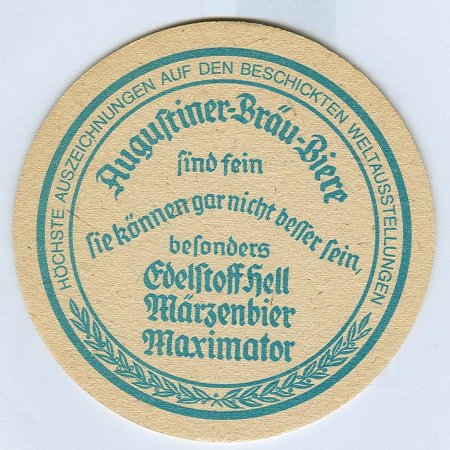 Augustiner posavasos Página A