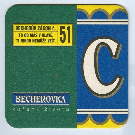 Becherovka posavasos Página A