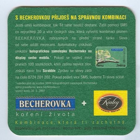 Becherovka posavasos Página B