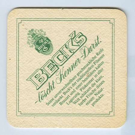 Beck's posavasos Página B