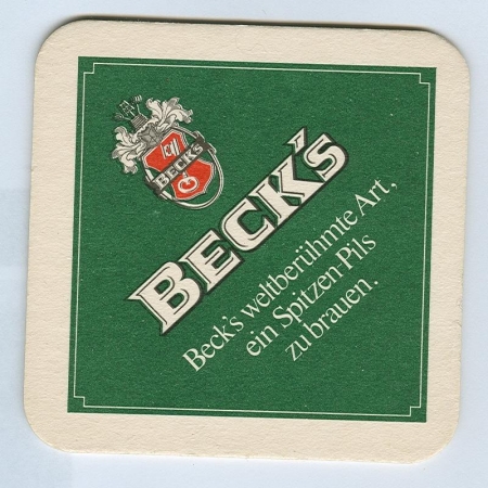 Beck's posavasos Página A
