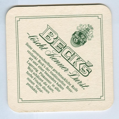 Beck's posavasos Página B
