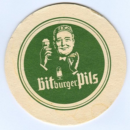 Bitburger posavasos Página A