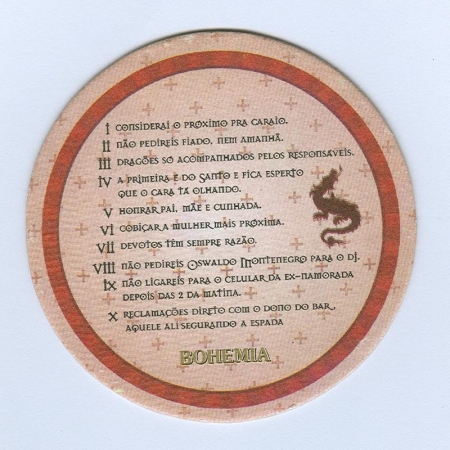 Bohemia posavasos Página B