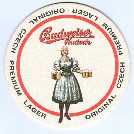 Budweiser posavasos Página A
