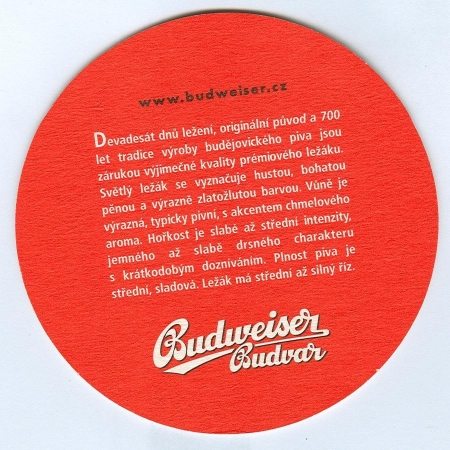 Budweiser posavasos Página B