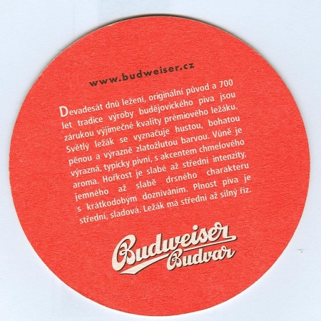 Budweiser posavasos Página B