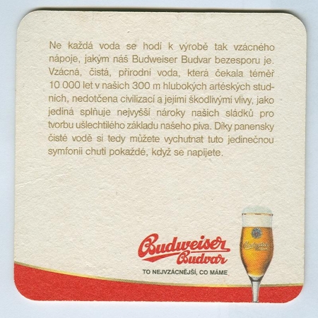 Budweiser posavasos Página B