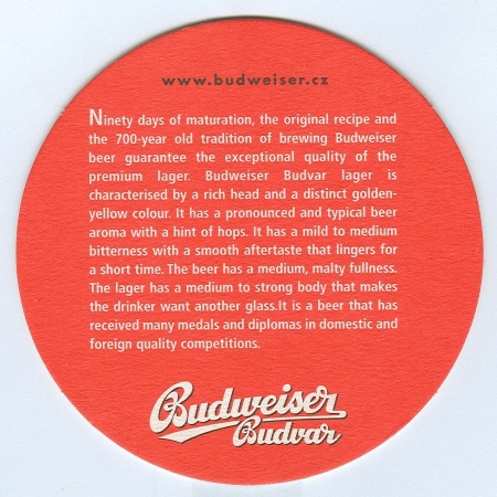 Budweiser posavasos Página B