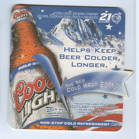 Coors posavasos Página B
