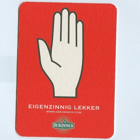 De Koninck posavasos Página A