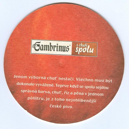 Gambrinus posavasos Página B