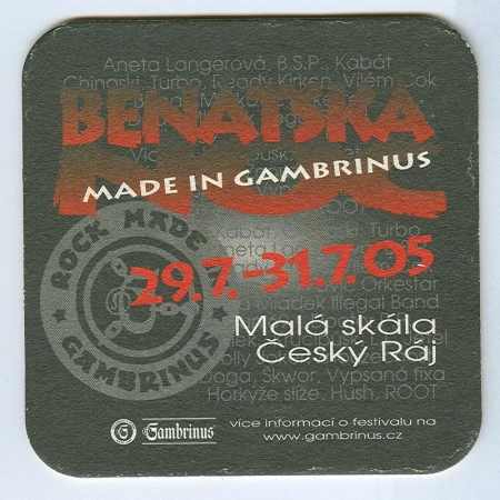 Gambrinus posavasos Página B