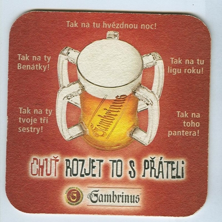 Gambrinus posavasos Página A