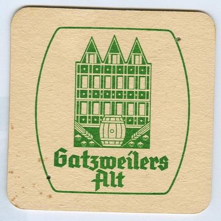 Gatsweilers Alt posavasos Página A