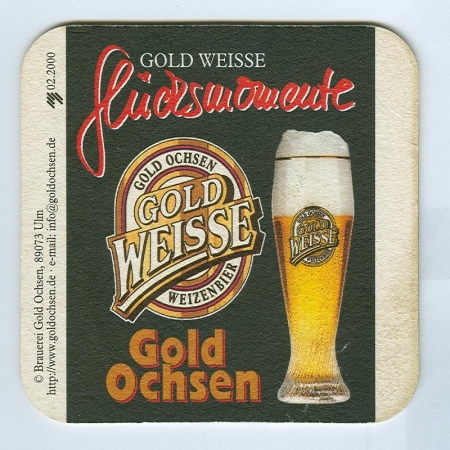 Gold Weisse posavasos Página A