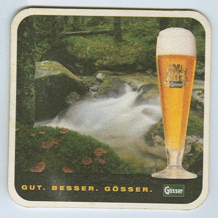 Gösser posavasos Página B