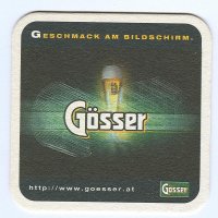 Gösser posavasos Página A