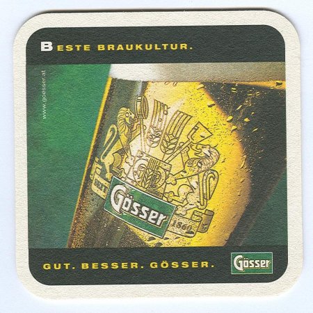 Gösser posavasos Página B