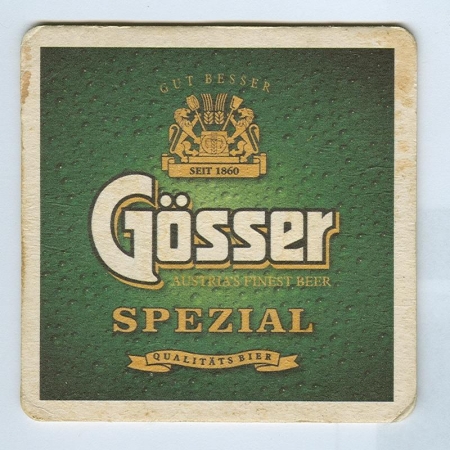 Gösser posavasos Página A