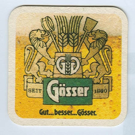 Gösser posavasos Página A