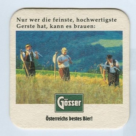 Gösser posavasos Página B