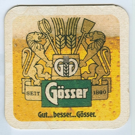 Gösser posavasos Página A