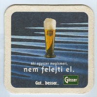 Gösser posavasos Página B