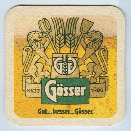 Gösser posavasos Página A