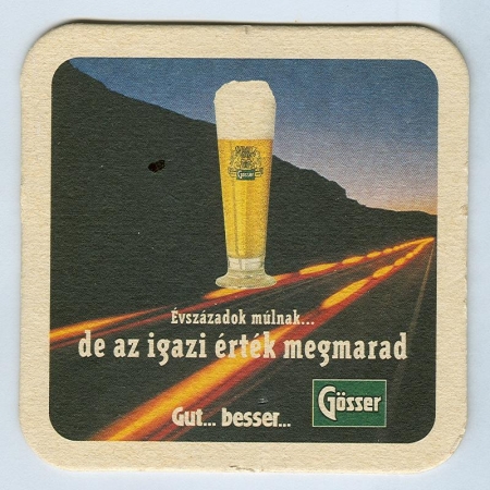 Gösser posavasos Página B