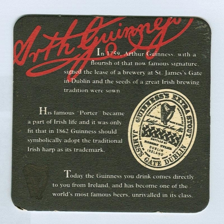Guinness posavasos Página B