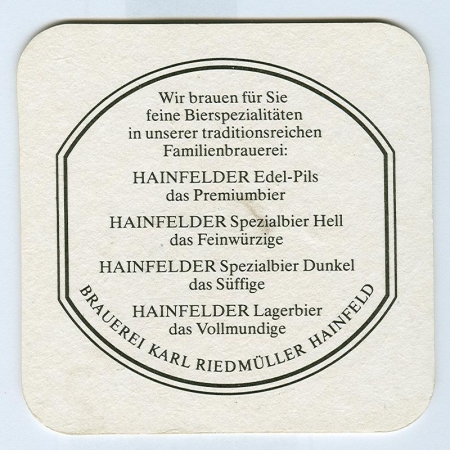 Hainfelder posavasos Página B