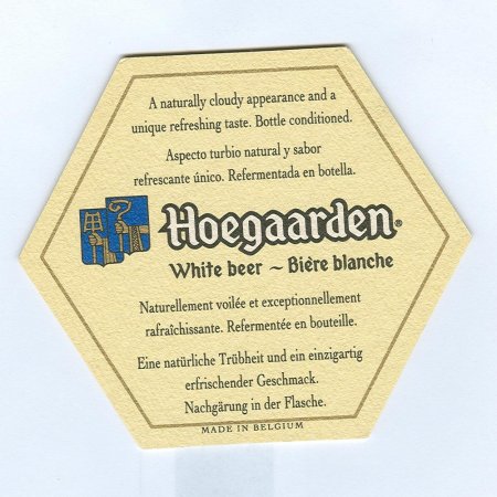 Hoegaarden posavasos Página B