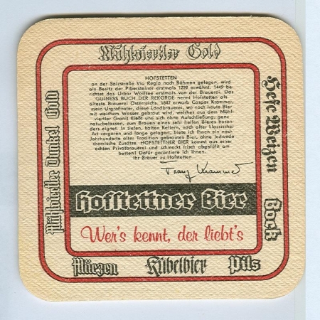 Hofstettner posavasos Página B