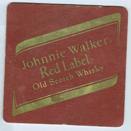 Johnnie Walker posavasos Página A