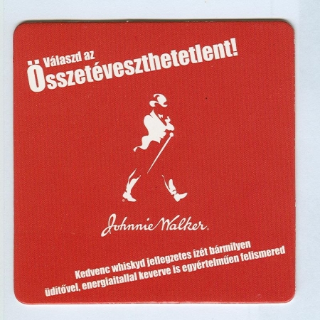 Johnnie Walker posavasos Página A