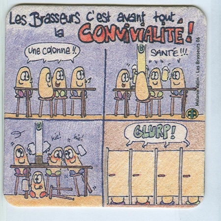 Les Brasseurs posavasos Página A