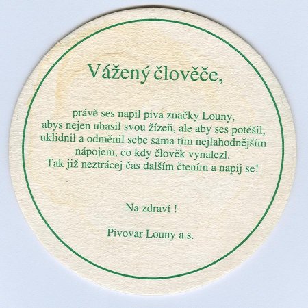 Louny posavasos Página B