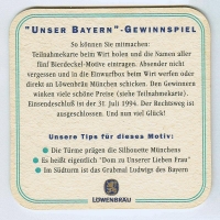 Löwenbräu posavasos Página B