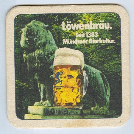 Löwenbräu posavasos Página A