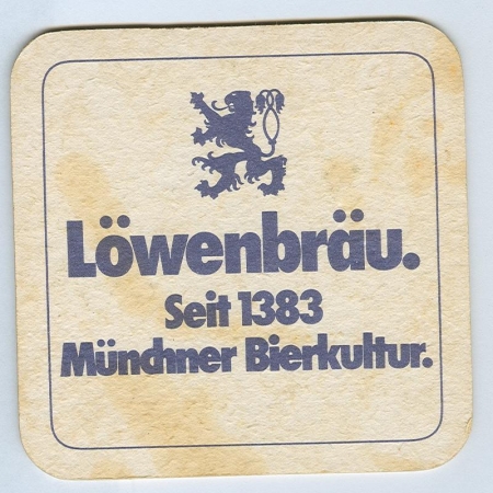 Löwenbräu posavasos Página B