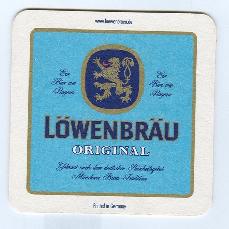 Löwenbräu posavasos Página A
