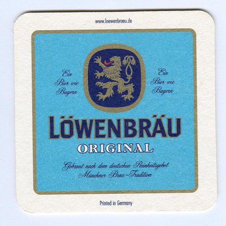 Löwenbräu posavasos Página A