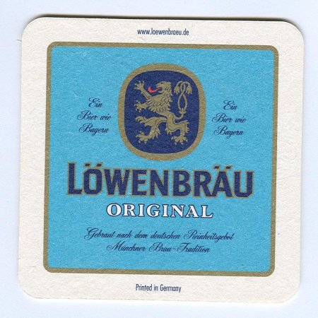 Löwenbräu posavasos Página A