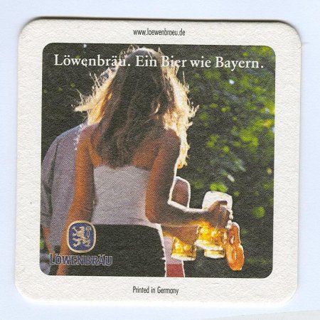 Löwenbräu posavasos Página B
