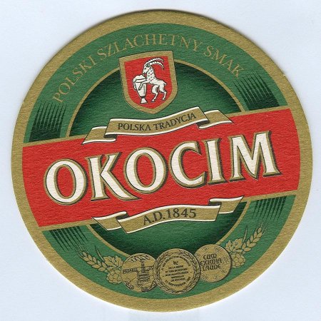 Okocim posavasos Página A